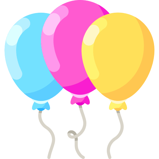 Balloon balloon birthday birthday and party icon