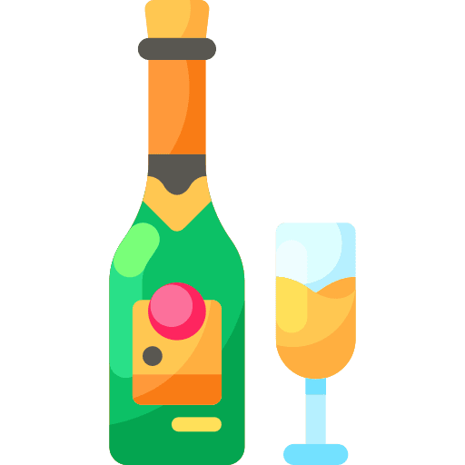 Drink food and restaurant alcoholic drink glass icon