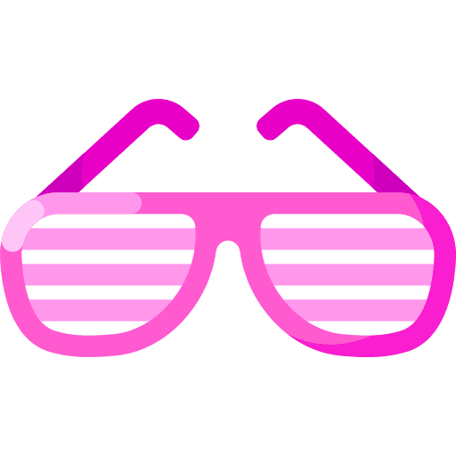 Glasses celebration fashion star glasses icon