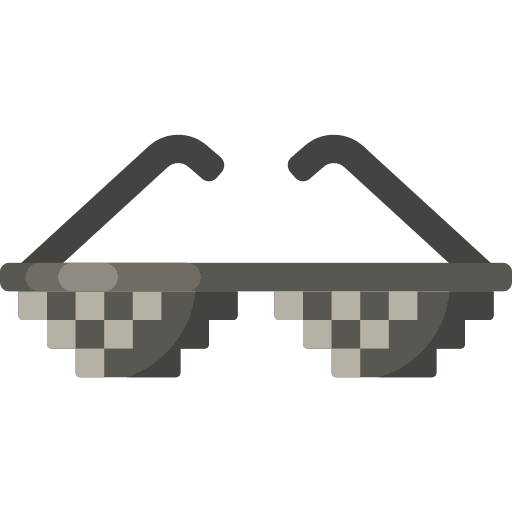 Glasses party glasses carnival star glasses icon