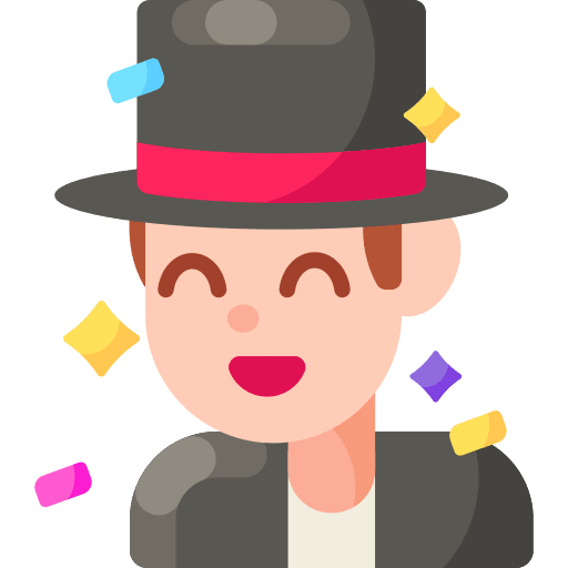 Magician people entertainer user icon