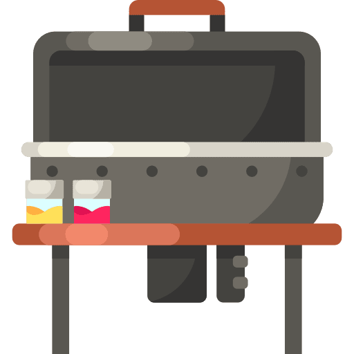 Barbecue cooking stove fire holidays icon