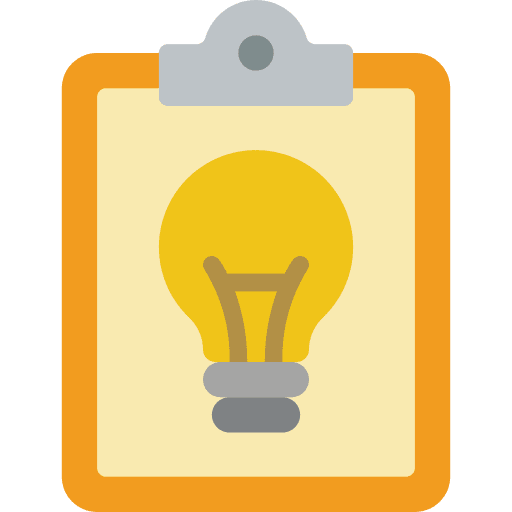 Clipboard notes paper files and folders icon