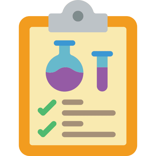 Clipboard research clipboard laboratory icon