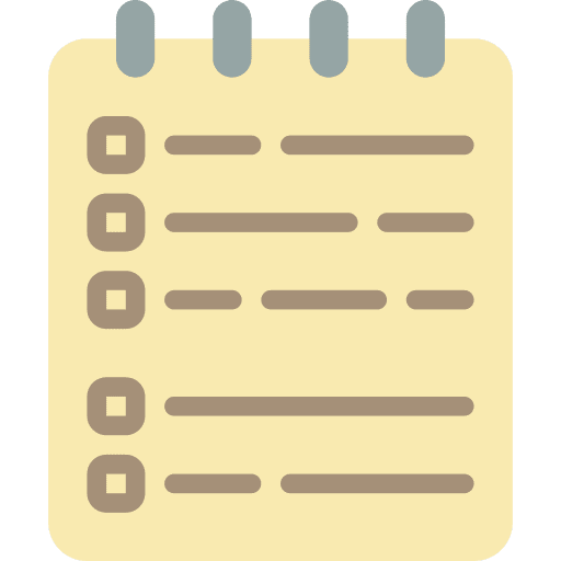 Notepad notepad paper list icon