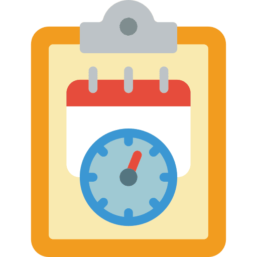 Clipboard calendar files and folders schedule icon
