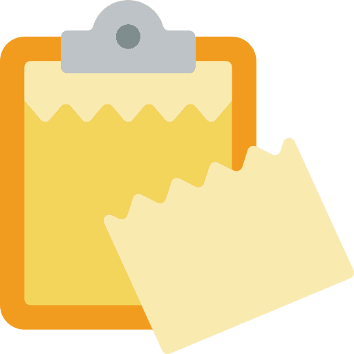 Clipboard clipboard tear document icon