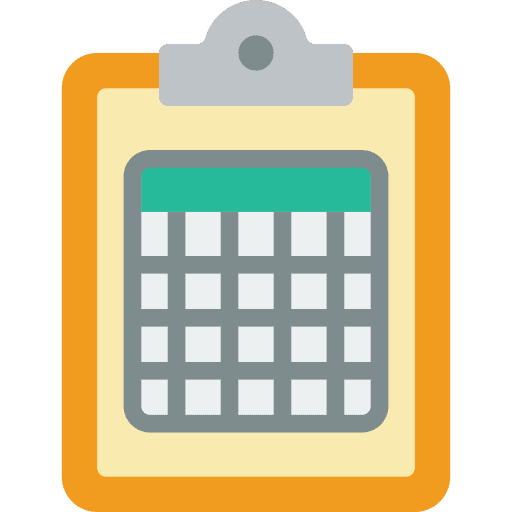 Clipboard sheet clipboard files and folders icon