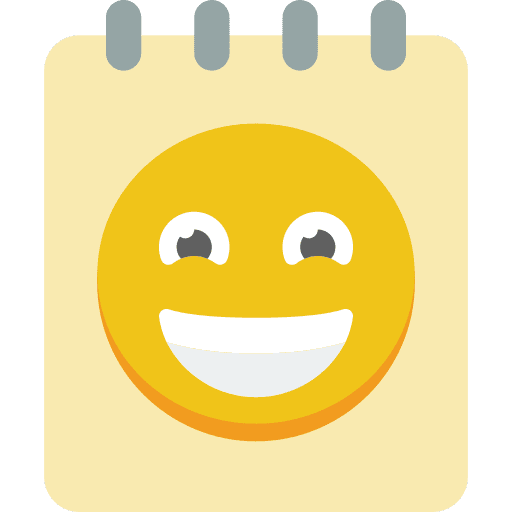 Notepad emoji emoticon files and folders icon