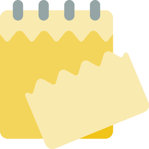 Notepad files and folders page break icon