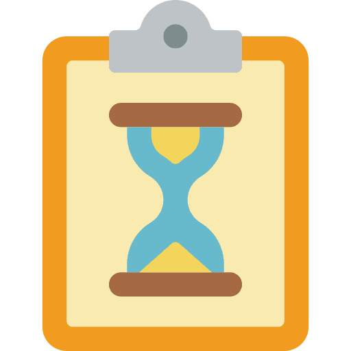 Clipboard clipboard document time icon