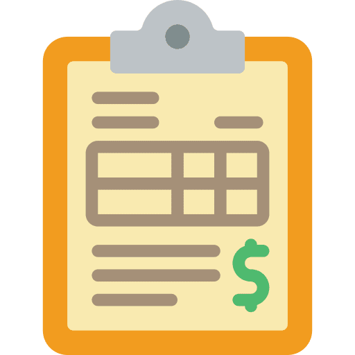 Clipboard file files and folders finance icon