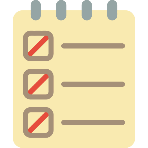 Notepad check documents page icon