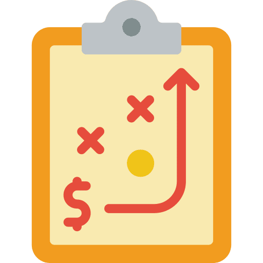 Clipboard finance planning clipboard icon