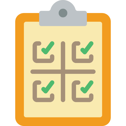 Clipboards list tick clipboards icon