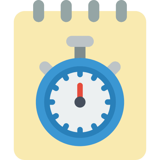 Notepad clock documents notepad icon