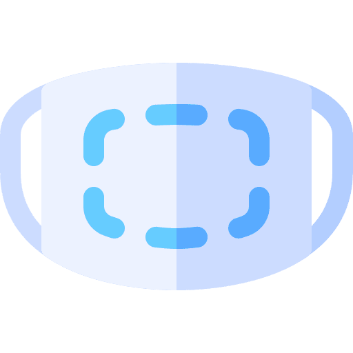 Fabric mask medical mask mask security icon