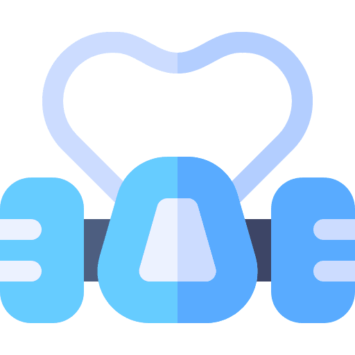 Gas mask healthcare and medical pollution gas mask icon