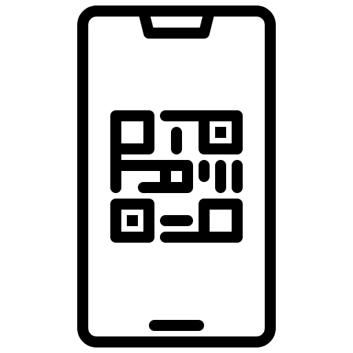 Qr code money finance business icon