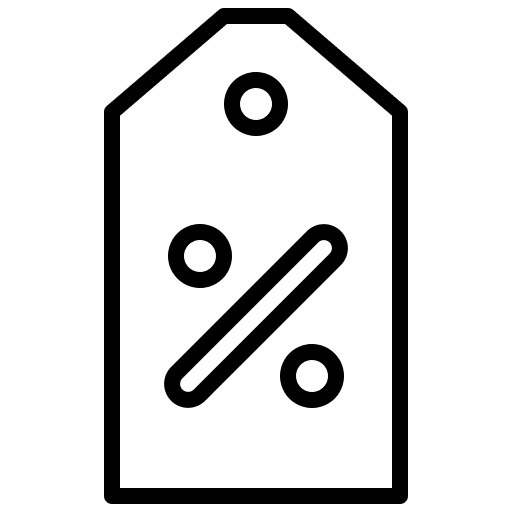 Discount sale label tag icon