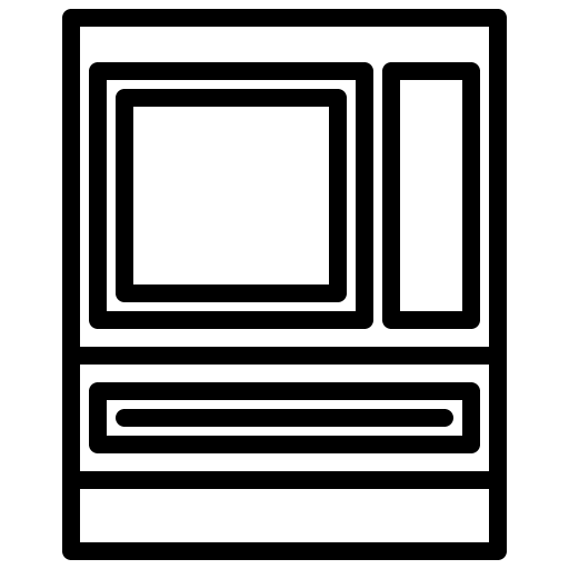 Atm money business and finance cash point icon