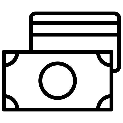 Payment method card payment money icon