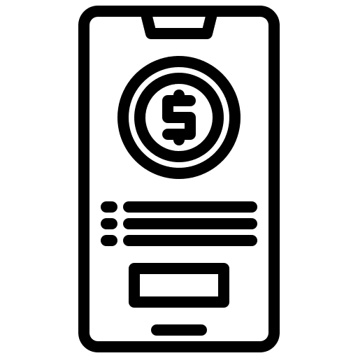 Payment online payment mobile transaction icon