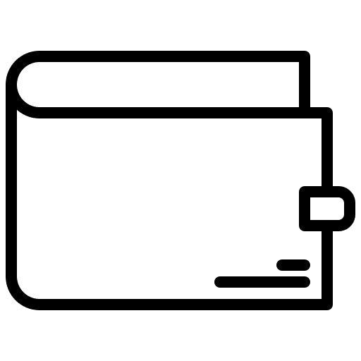 Wallet commerce and shopping business and finance purchase icon