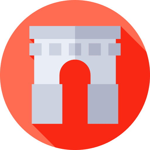 Arch monument building arch icon