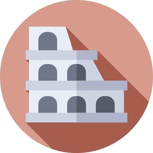 Colosseum historic rome coliseum icon