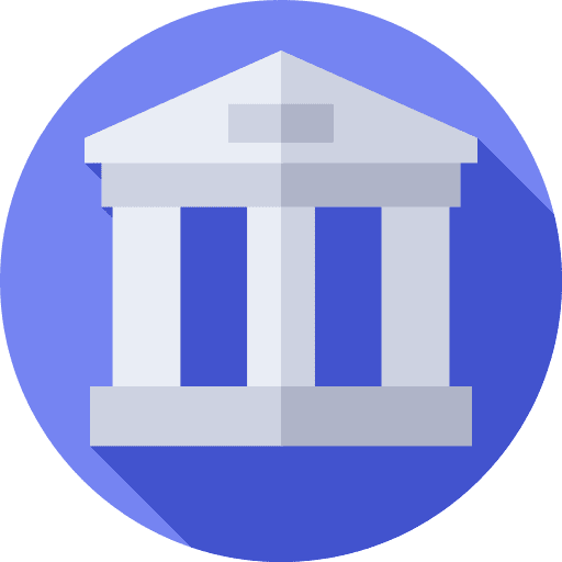 Museum bank buildings museum icon
