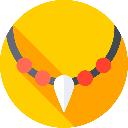 Necklace art and design fashion necklace icon