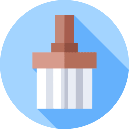 Brush symbols paint brush icon