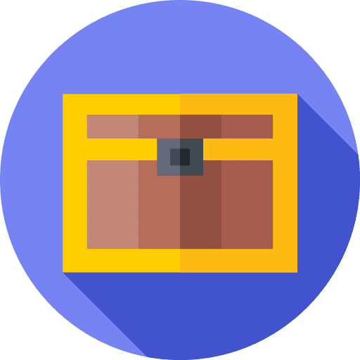 Treasure chest treasure chest business and finance chest icon