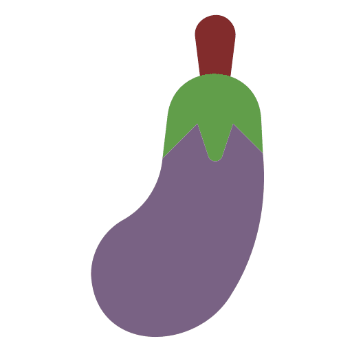 Eggplant eggplant aubergine farming and gardening icon