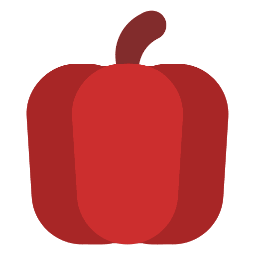 Paprika garden agriculture harvest icon