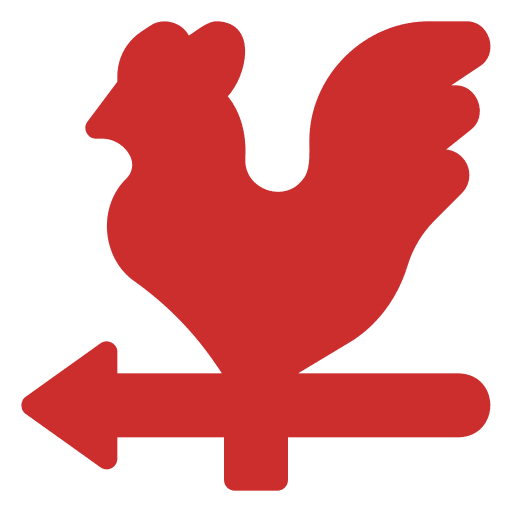 Weather vane rooster weather vane vane icon