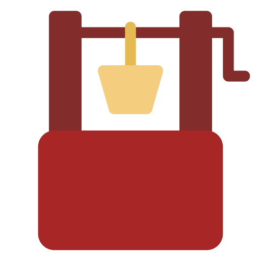 Water well agriculture farm well icon