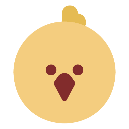 Bird farm animal kingdom poultry icon