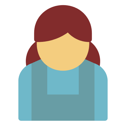 Gardener occupation farm female icon