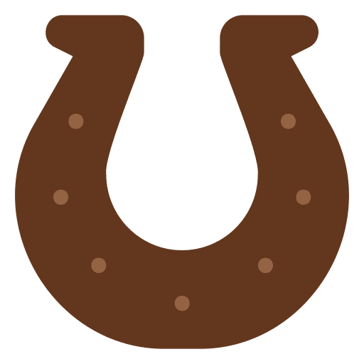 Horseshoe horseshoe farming and gardening horse icon