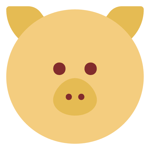 Pig animals pig fauna icon