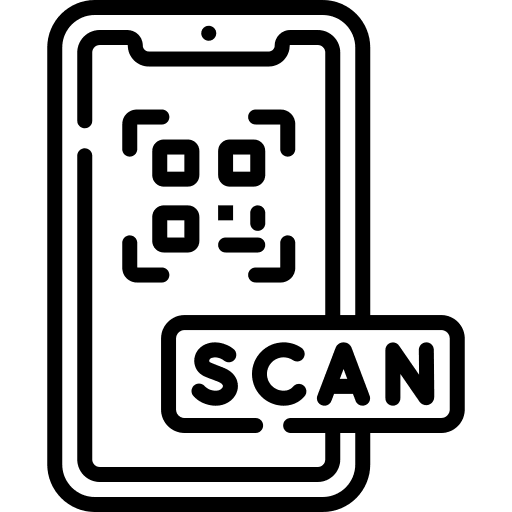 Qr scan barcode ui smartphone icon