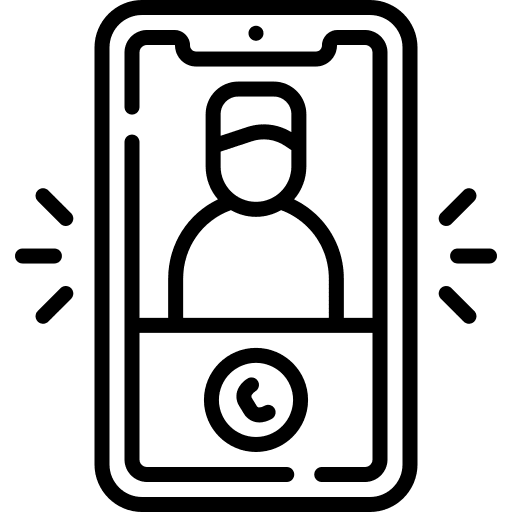 Call application phone call smartphone icon