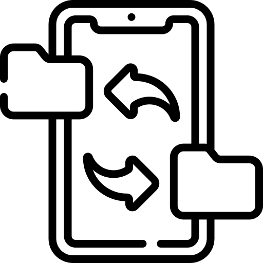 File transfer data data transfer documents icon