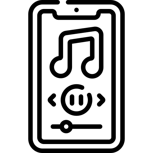 Music player music and multimedia entertainment movie icon