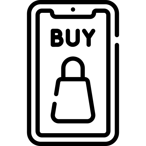 Shopping online store ecommerce commerce and shopping icon