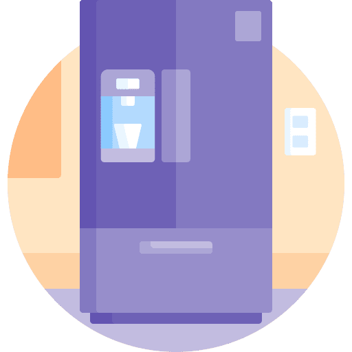 Fridge refrigerator glass fridge icon