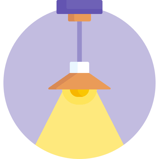 Hanging lamp ceiling lamp electronics light bulb icon