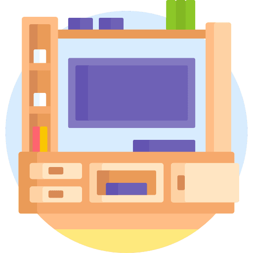 Tv table tv table furniture and household home decoration icon
